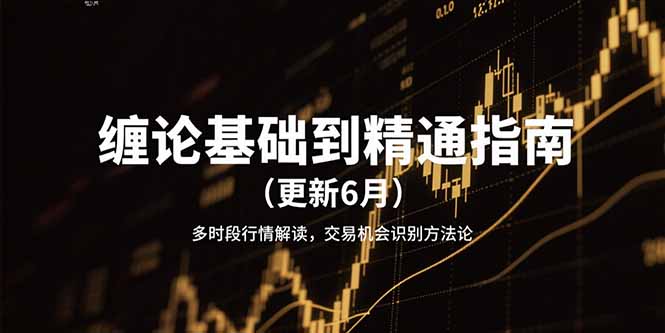 （15184期）缠论基础到精通指南（更新6月）多时段行情解读，交易机会识别方法论汇创网-网创项目_汇创网_中创网_福缘网_冒泡网_资源整合平台汇创网