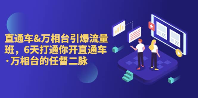 直通车+万相台引爆流量班，6天打通你开直通车·万相台的任督 二脉汇创网-网创项目_汇创网_中创网_福缘网_冒泡网_资源整合平台汇创网
