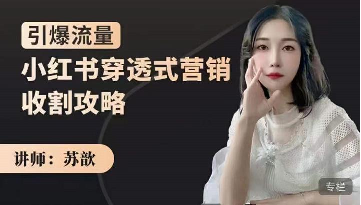 小红书穿透式营销收割攻略，引爆流量，助你玩转小红书汇创网-网创项目_汇创网_中创网_福缘网_冒泡网_资源整合平台汇创网