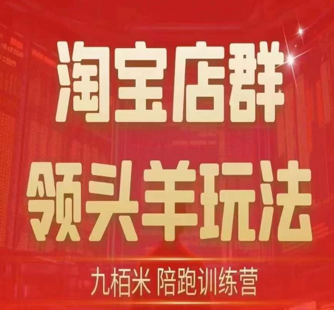 九栢米-淘宝店群领头羊玩法，教你整个淘宝店群领头羊玩法以及精细化/终极蓝海/尾销等内容汇创网-网创项目_汇创网_中创网_福缘网_冒泡网_资源整合平台汇创网