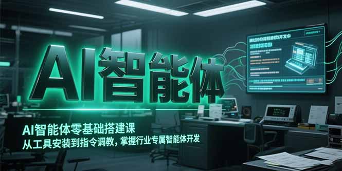 （15257期）AI智能体零基础搭建课，从工具安装到指令调教，掌握行业专属智能体开发…汇创网-网创项目_汇创网_中创网_福缘网_冒泡网_资源整合平台汇创网