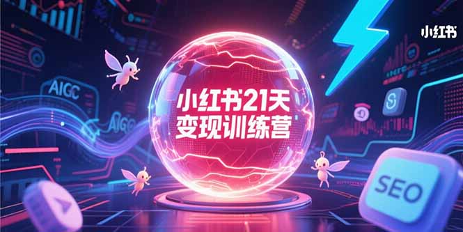 （15328期）小红书21天变现训练营，AIGC工具高效应用，SEO优化核心技巧汇创网-网创项目_汇创网_中创网_福缘网_冒泡网_网创项目平台汇创网