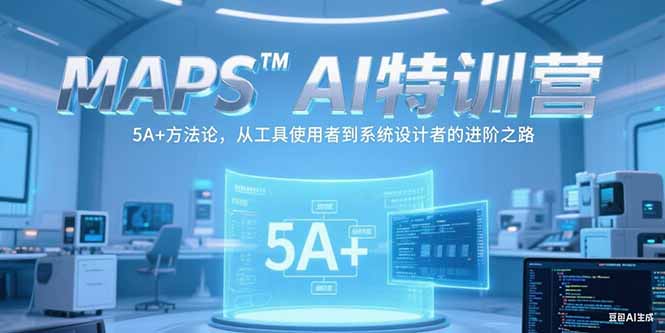 （15215期）MAPSAI特训营，掌握 5A+方法论，从工具使用者到系统设计者的进阶之路汇创网-网创项目_汇创网_中创网_福缘网_冒泡网_资源整合平台汇创网