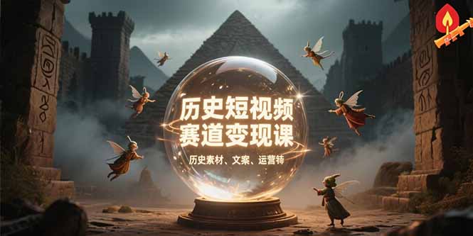 （15386期）历史短视频赛道变现课，百集素材库应用，文案剪辑技巧，账号运营全案汇创网-网创项目_汇创网_中创网_福缘网_冒泡网_资源整合平台汇创网