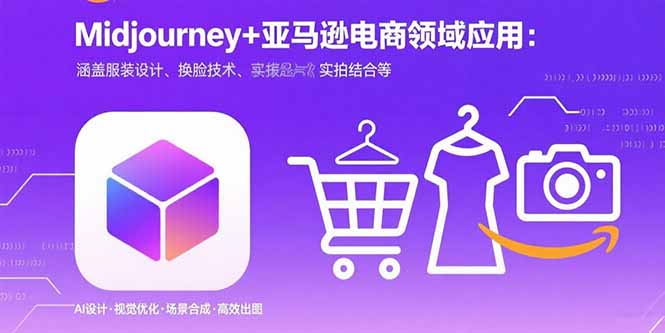 （15777期）Midjourney+电商领域商业应用：涵盖服装设计、换脸技术、实拍结合等汇创网-网创项目_汇创网_中创网_福缘网_冒泡网_网创项目平台汇创网