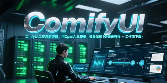 （15191期）ComfyUI工作流新突破，用OpenAI三模型，批量出图(保姆级教程+工作流下载)汇创网-网创项目_汇创网_中创网_福缘网_冒泡网_资源整合平台汇创网