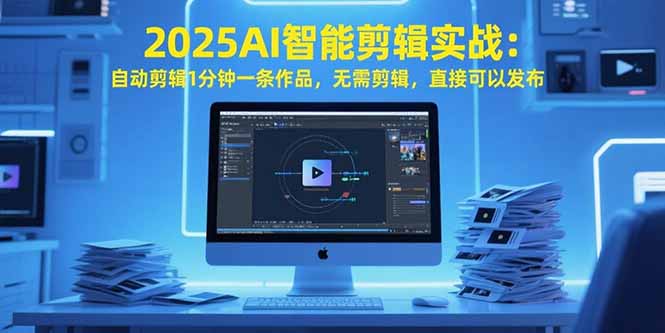 （15504期）2025AI智能剪辑实战：自动剪辑1分钟一条作品，无需剪辑，直接可以发布汇创网-网创项目_汇创网_中创网_福缘网_冒泡网_资源整合平台汇创网