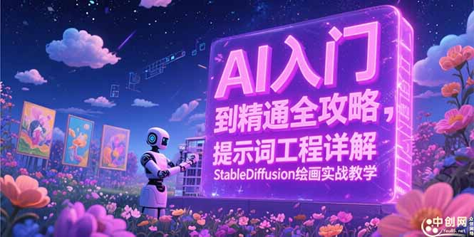 （15181期）AI入门到精通全攻略，提示词工程详解，StableDiffusion绘画实战教学汇创网-网创项目_汇创网_中创网_福缘网_冒泡网_网创项目平台汇创网