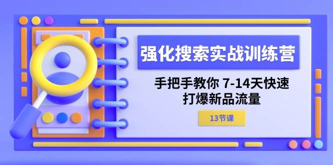 （11557期）强化 搜索实战训练营，手把手教你 7-14天快速-打爆新品流量（13节课）汇创网-网创项目_汇创网_中创网_福缘网_冒泡网_资源整合平台汇创网