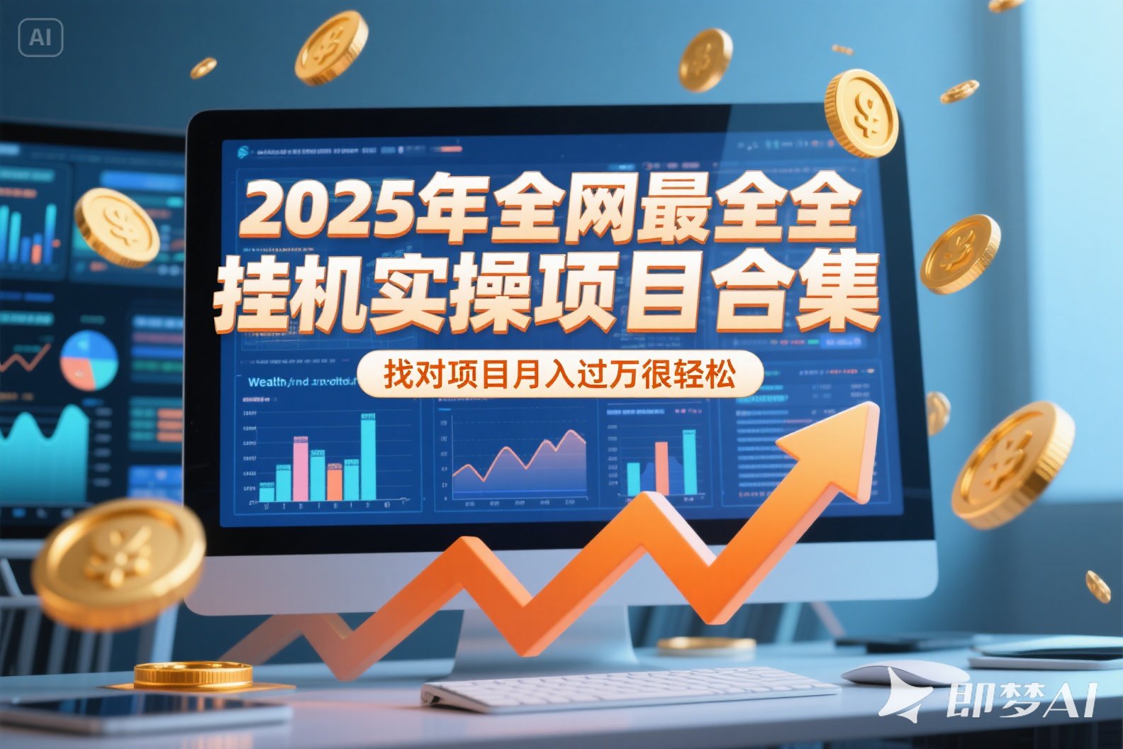 （15303期）2025年挂机实操项目实操演练，挂机类型，AI直播类型，轻资产创业类型…汇创网-网创项目_汇创网_中创网_福缘网_冒泡网_资源整合平台汇创网