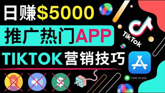 无需露脸，无需录音，无需投资，TIKTOK上传短视频，最高日入5000美元汇创网-网创项目_汇创网_中创网_福缘网_冒泡网_资源整合平台汇创网