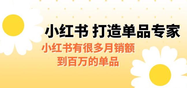 某公众号付费文章《小红书打造单品专家》小红书有很多月销额到百万的单品汇创网-网创项目_汇创网_中创网_福缘网_冒泡网_资源整合平台汇创网