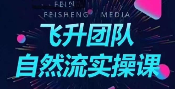 飞升团队课程自然流实操课,抖音半无人起号主播间搭建教学汇创网-网创项目_汇创网_中创网_福缘网_冒泡网_网创项目平台汇创网