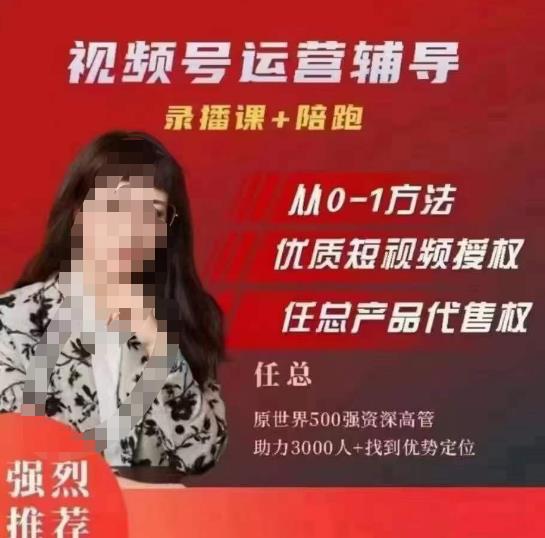 任姐视频号运营，懂老板的任总视频号短视频运营，从0到1做视频号课程汇创网-网创项目_汇创网_中创网_福缘网_冒泡网_资源整合平台汇创网