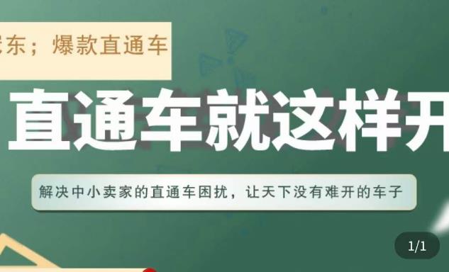 冠东·淘系直通车保姆级教程，全面讲解直通车就那么简单汇创网-网创项目_汇创网_中创网_福缘网_冒泡网_网创项目平台汇创网