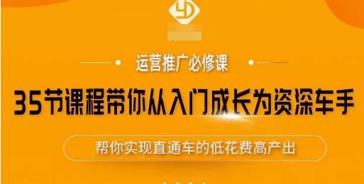 35节课程带你从入门成长为资深车手，让系统学习直通车成为可能，帮你实现直通车的低花费高产出汇创网-网创项目_汇创网_中创网_福缘网_冒泡网_网创项目平台汇创网