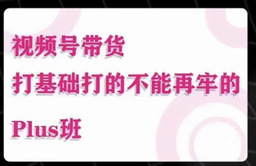 大播汇·视频号带货Puls班，视频号底层逻辑，起号自然流鱼塘等玩法汇创网-网创项目_汇创网_中创网_福缘网_冒泡网_资源整合平台汇创网