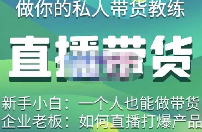 硬核传媒·直播带货（私人教练），实操实战教学，通俗易懂，学完后新手小白一个人也能做带货汇创网-网创项目_汇创网_中创网_福缘网_冒泡网_资源整合平台汇创网