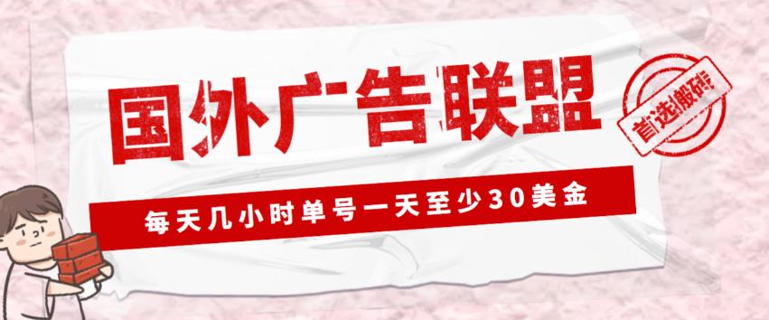 外面收费1980的最新国外LEAD广告联盟搬砖项目，单号一天至少30美金【详细玩法教程】汇创网-网创项目_汇创网_中创网_福缘网_冒泡网_网创项目平台汇创网