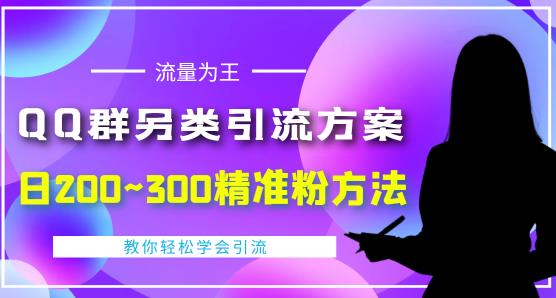 价值888的QQ群另类引流方案，半自动操作日200~300精准粉方法【视频教程】网创项目_汇创网_中创网_福缘网_冒泡网_资源整合平台汇创网