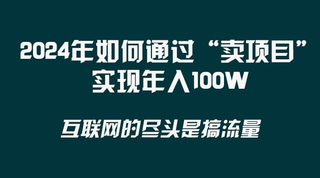 （8382期） 2024年如何通过“卖项目”实现年入100W网创项目_汇创网_中创网_福缘网_冒泡网_资源整合平台汇创网