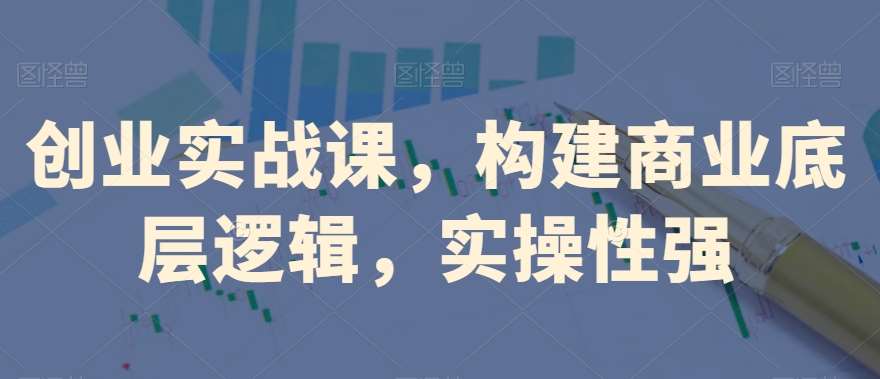 创业实战课，​构建商业底层逻辑，实操性强汇创网-网创项目_汇创网_中创网_福缘网_冒泡网_网创项目平台汇创网