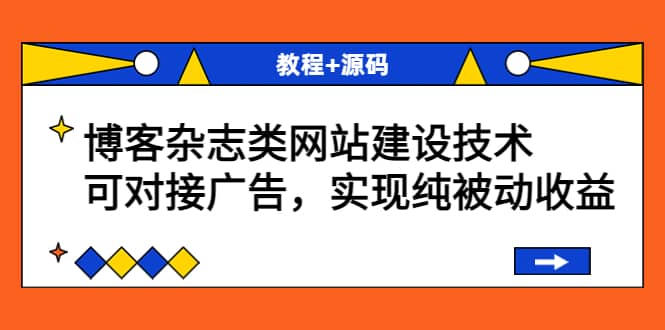 博客杂志类网站建设技术，可对接广告，实现纯被动收益（教程+源码）汇创网-网创项目_汇创网_中创网_福缘网_冒泡网_资源整合平台汇创网