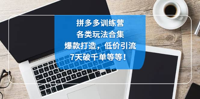 拼多多训练营：各玩法合集，爆款打造，低价引流，7天破千单等等汇创网-网创项目_汇创网_中创网_福缘网_冒泡网_资源整合平台汇创网
