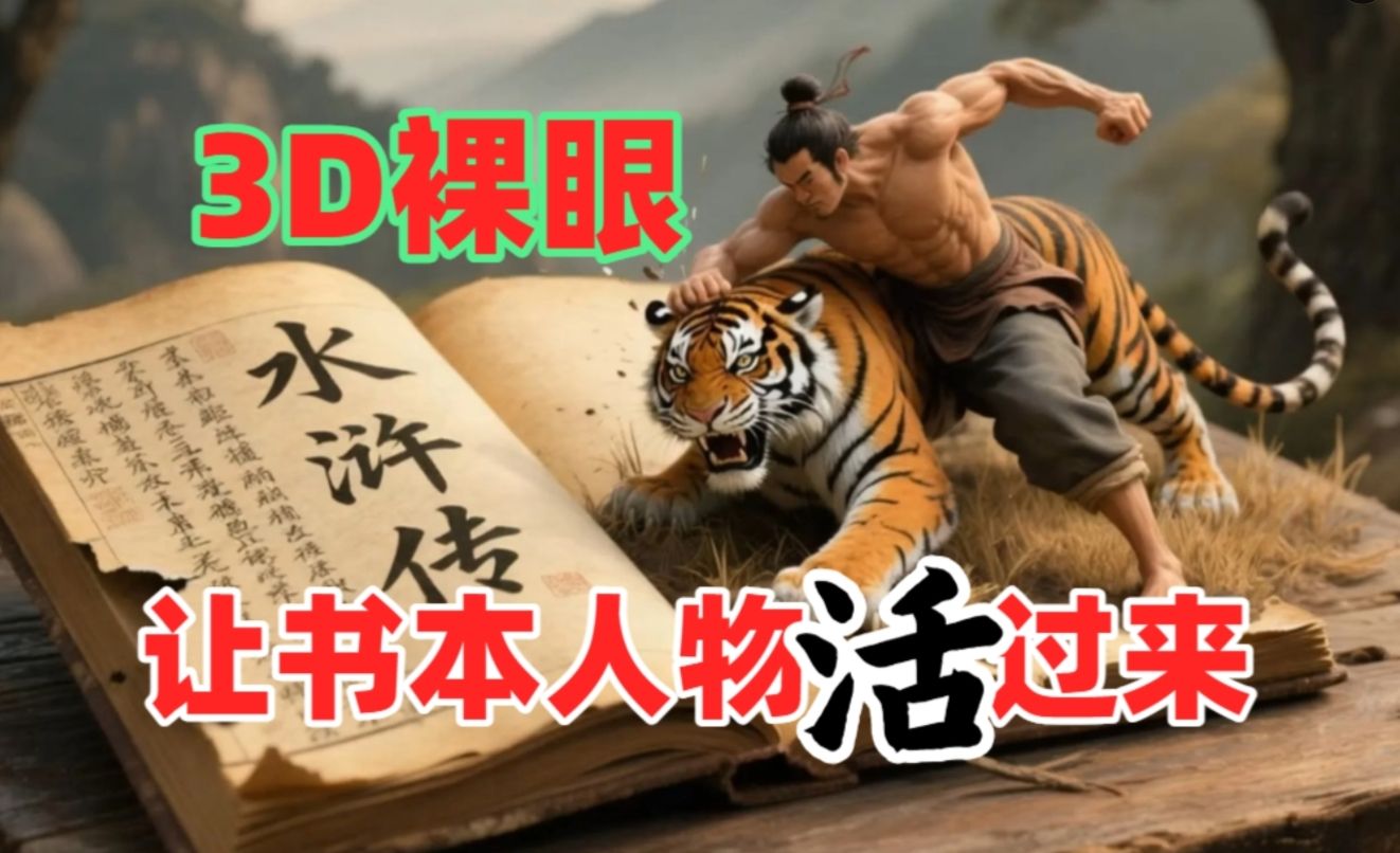 书本人物裸眼3D视频，一条视频收益过千，保姆级教程汇创网-网创项目_汇创网_中创网_福缘网_冒泡网_资源整合平台汇创网