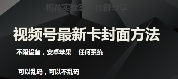 梅花实验室社群最新卡封面玩法3.0，不限设备，安卓苹果任何系统汇创网-网创项目_汇创网_中创网_福缘网_冒泡网_资源整合平台汇创网