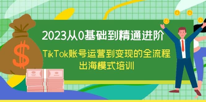 2023从0基础到精通进阶，TikTok账号运营到变现的全流程出海模式培训汇创网-网创项目_汇创网_中创网_福缘网_冒泡网_网创项目平台汇创网