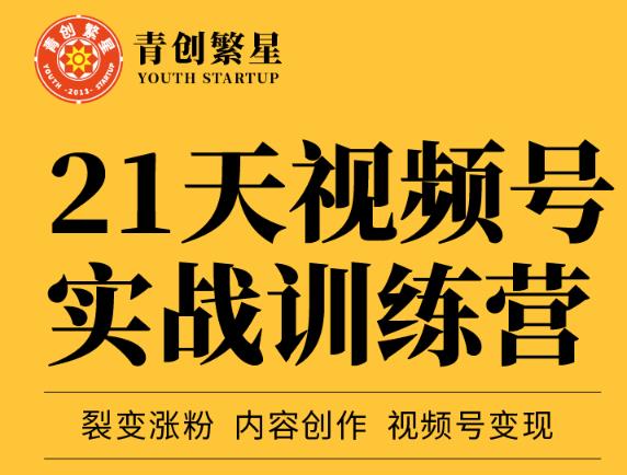 张萌21天视频号实战训练营，裂变涨粉、内容创作、视频号变现 价值298元汇创网-网创项目_汇创网_中创网_福缘网_冒泡网_资源整合平台汇创网