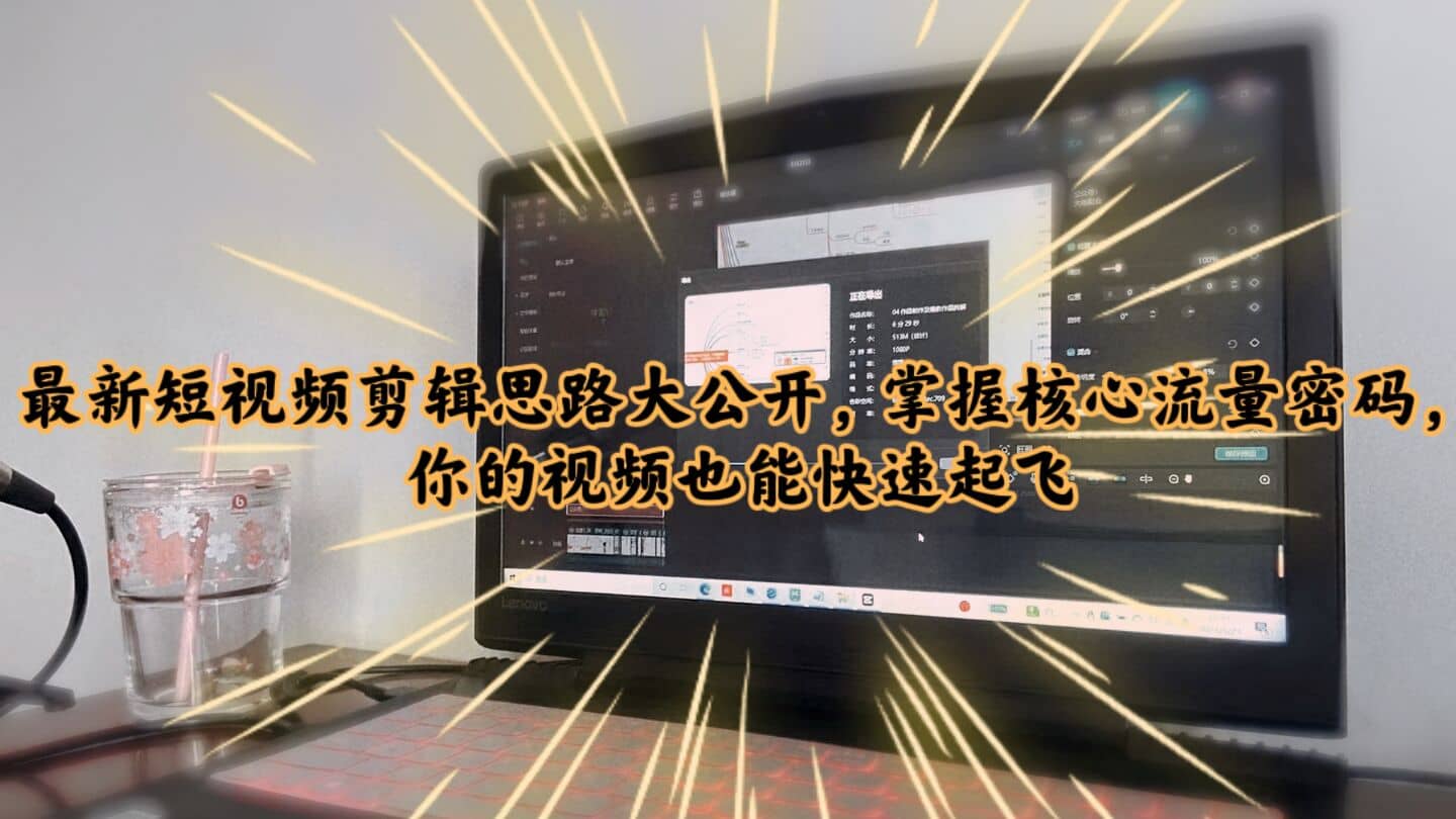 最新短视频剪辑思路大公开,掌握核心流量密码,你的视频也能快速起飞汇创网-网创项目_汇创网_中创网_福缘网_冒泡网_网创项目平台汇创网
