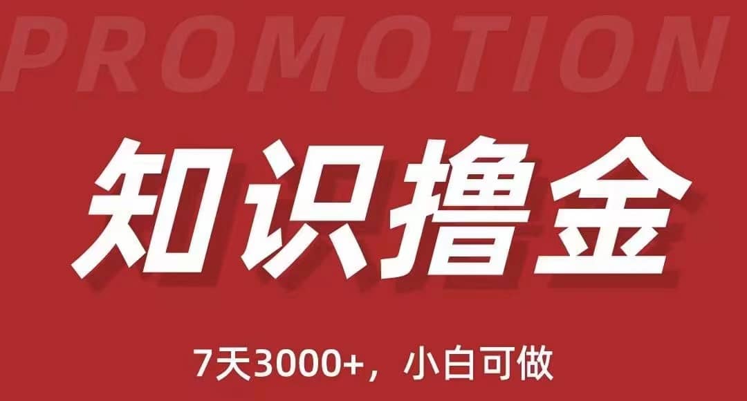 抖音知识撸金项目：执行力强当天见收益(教程+资料)汇创网-网创项目_汇创网_中创网_福缘网_冒泡网_网创项目平台汇创网