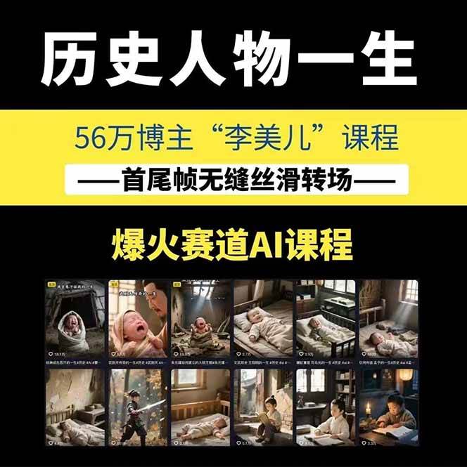 图片[2]汇创网-网创项目_汇创网_中创网_福缘网_冒泡网_资源整合平台AI历史人物短视频创作，含IP打造、首尾帧无缝转场、智能体视频制作等核心教学内容汇创网-网创项目_汇创网_中创网_福缘网_冒泡网_资源整合平台汇创网