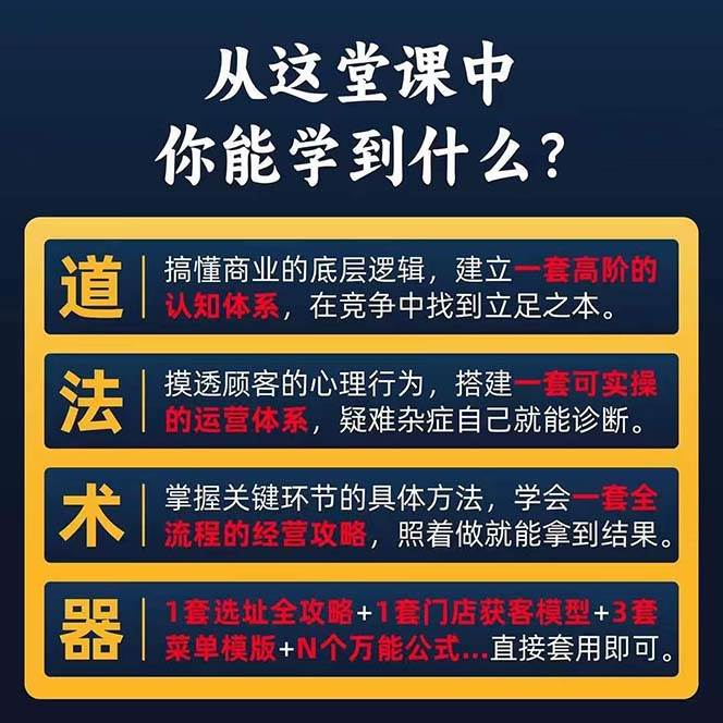 图片[2]汇创网-网创项目_汇创网_中创网_福缘网_冒泡网_资源整合平台餐饮店盈利实操方法：教你怎样开一家持续能赚钱的餐厅（25节）汇创网-网创项目_汇创网_中创网_福缘网_冒泡网_资源整合平台汇创网