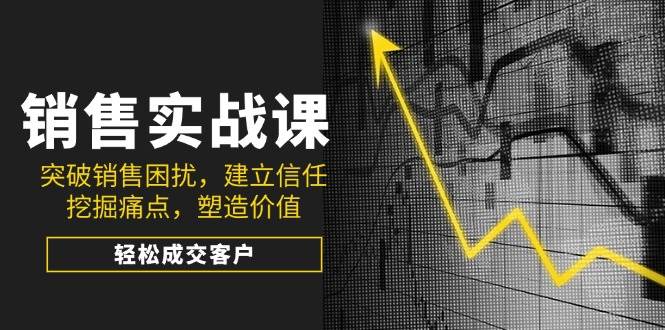 （14297期）销售实战课，突破销售困扰，建立信任，挖掘痛点，塑造价值，轻松成交客户汇创网-网创项目_汇创网_中创网_福缘网_冒泡网_资源整合平台汇创网