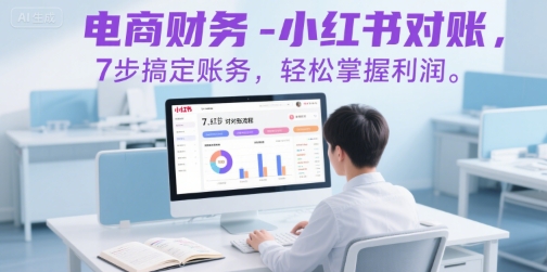 电商财务-小红书对账，7步搞定账务，轻松掌握利润汇创网-网创项目_汇创网_中创网_福缘网_冒泡网_网创项目平台汇创网