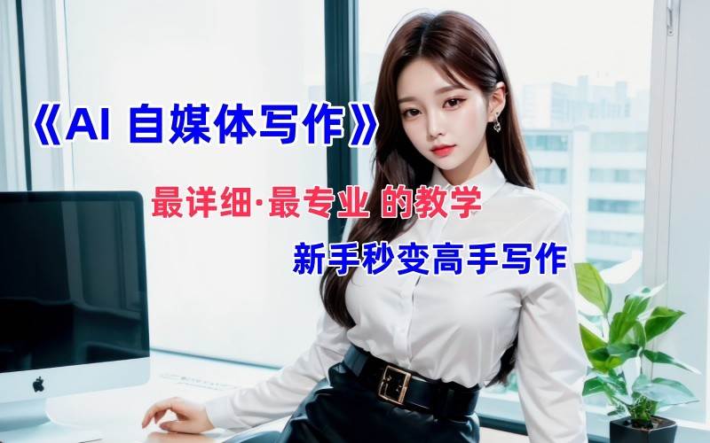 全网最全最细最专业的“AI自媒体写作”教学，新手小白秒变写作高手！汇创网-网创项目_汇创网_中创网_福缘网_冒泡网_资源整合平台汇创网