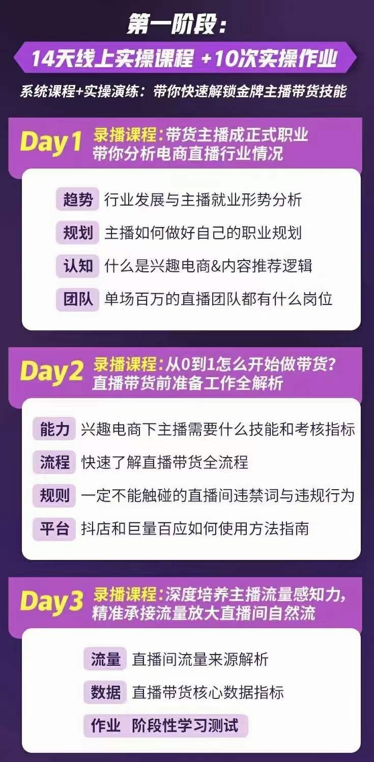 图片[1]汇创网-网创项目_汇创网_中创网_福缘网_冒泡网_资源整合平台金牌主播实战进阶营 普通人也能快速变身金牌带货主播 (价值3980)汇创网-网创项目_汇创网_中创网_福缘网_冒泡网_资源整合平台汇创网