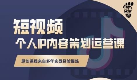 抖音短视频个人ip内容策划实操课，真正做到普通人也能实行落地汇创网-网创项目_汇创网_中创网_福缘网_冒泡网_资源整合平台汇创网
