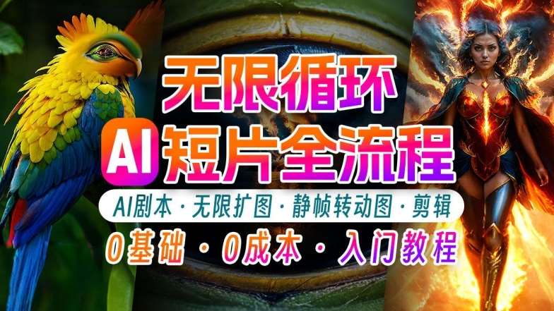AI剪辑无限循环画面：新手轻松月入上万的秘技【揭秘】汇创网-网创项目_汇创网_中创网_福缘网_冒泡网_资源整合平台汇创网