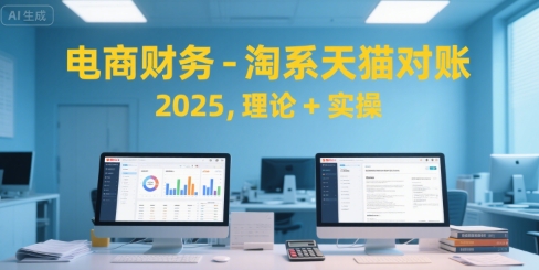 电商财务-淘系天猫对账2025，理论+实操汇创网-网创项目_汇创网_中创网_福缘网_冒泡网_网创项目平台汇创网