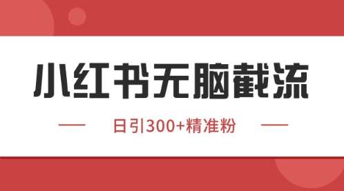 小红书只要你有同行就能获客，独家野路子获客玩法，暴力截流【揭秘】汇创网-网创项目_汇创网_中创网_福缘网_冒泡网_网创项目平台汇创网