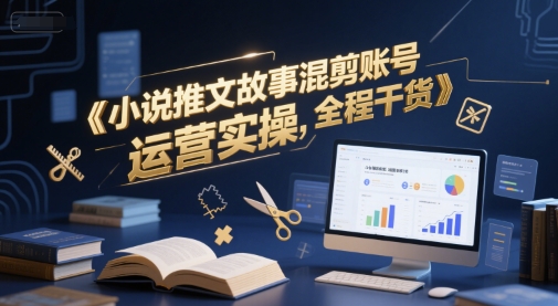 小说推文故事混剪账号运营实操，全程干货汇创网-网创项目_汇创网_中创网_福缘网_冒泡网_资源整合平台汇创网
