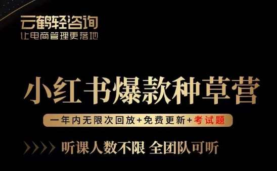 言若非-小红书爆款种草营，最值得入局的站外流量渠道！汇创网-网创项目_汇创网_中创网_福缘网_冒泡网_资源整合平台汇创网