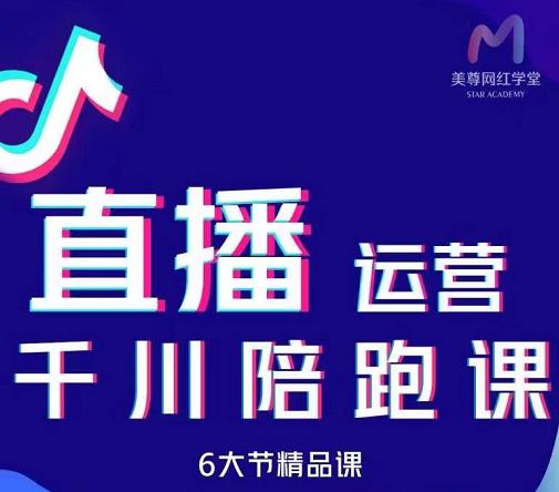 美尊-抖音直播运营千川系统课：直播​运营规划、起号、主播培养、千川投放等汇创网-网创项目_汇创网_中创网_福缘网_冒泡网_资源整合平台汇创网