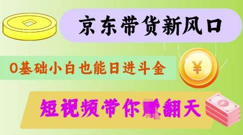 最新京东短视频带货代运营秘籍，轻松躺挣【揭秘】汇创网-网创项目_汇创网_中创网_福缘网_冒泡网_资源整合平台汇创网