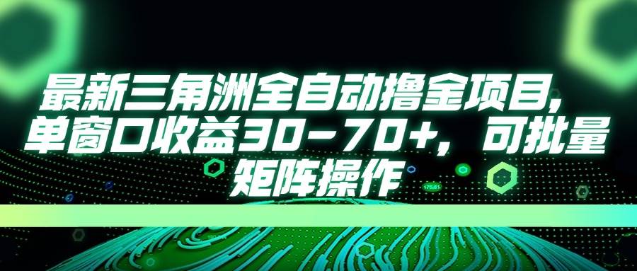 （14191期）最新三角洲全自动撸金项目，单窗口收益30-70+，可批量矩阵操作汇创网-网创项目_汇创网_中创网_福缘网_冒泡网_资源整合平台汇创网
