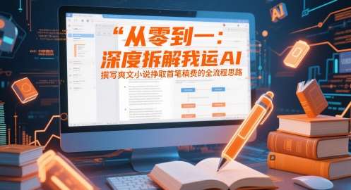 从零到一：深度拆解我运用AI撰写爽文小说挣取首笔稿费的全流程思路汇创网-网创项目_汇创网_中创网_福缘网_冒泡网_资源整合平台汇创网